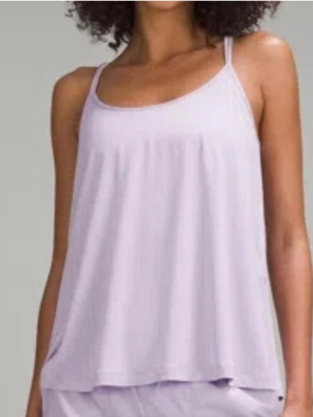Lululemon Modal Silk Blend Spaghetti Strap Tank Top